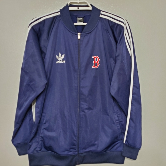 Original Adidas Red Sox Track Jersey Jacket - Picture 1 of 4